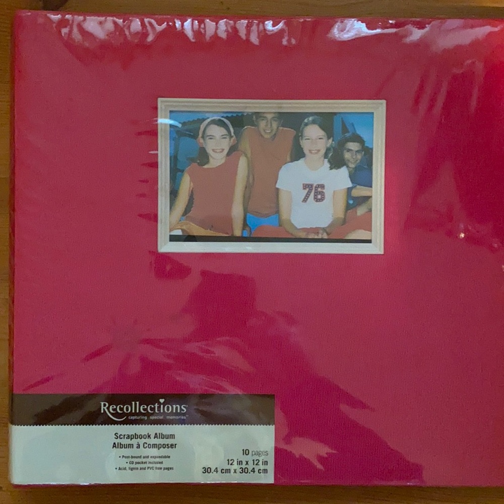 Dark Pink Scrapbook